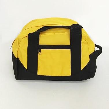 12 in Mini Size Two-Tone Duffle Bag