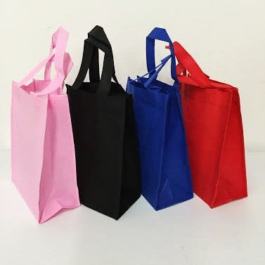 600 ct Non-Woven 8 in Gift Tote Bag / Economy Book Bag - By Case
