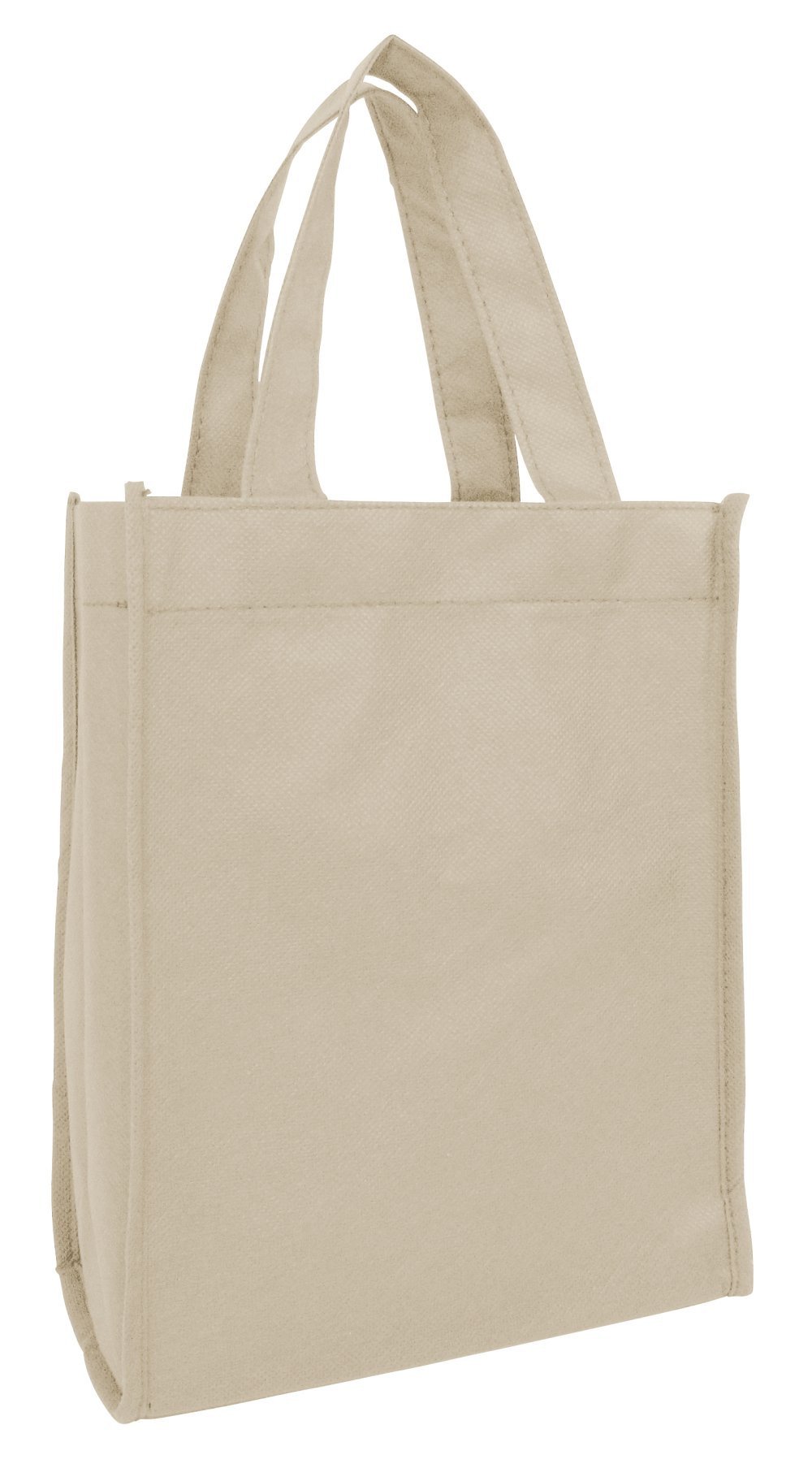 Small Book Bag Non Woven Gift Tote Bag natural