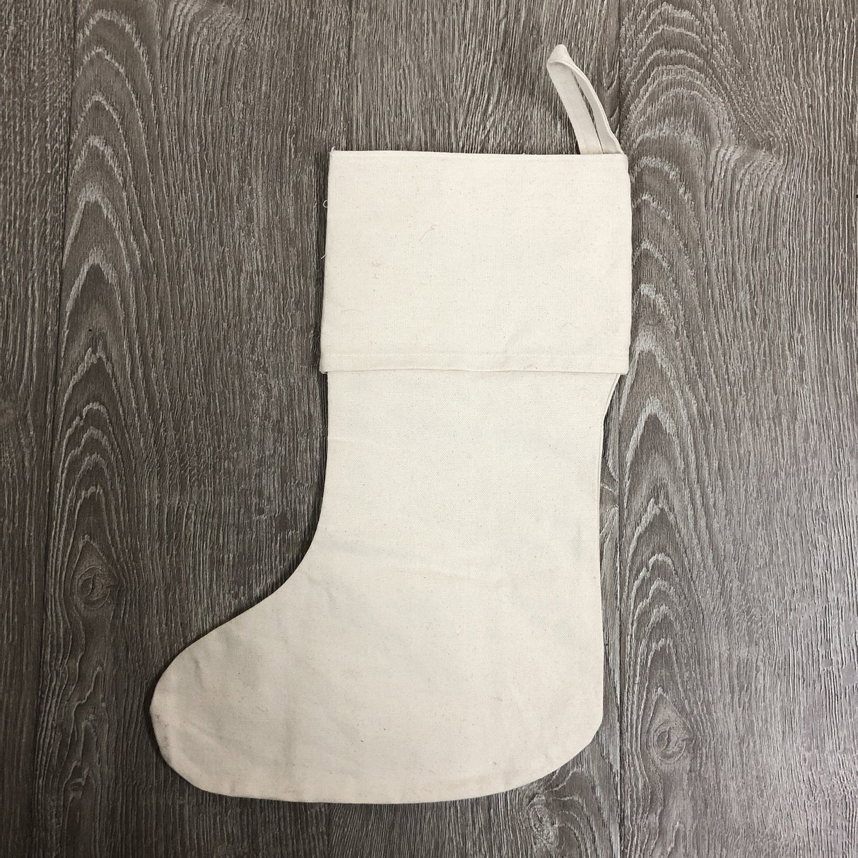 Reusable Wholesale 16” Christmas Stocking goodies Canvas Gift Santa Sack Screen Printing Embroidery Heat Transfer Vinyl