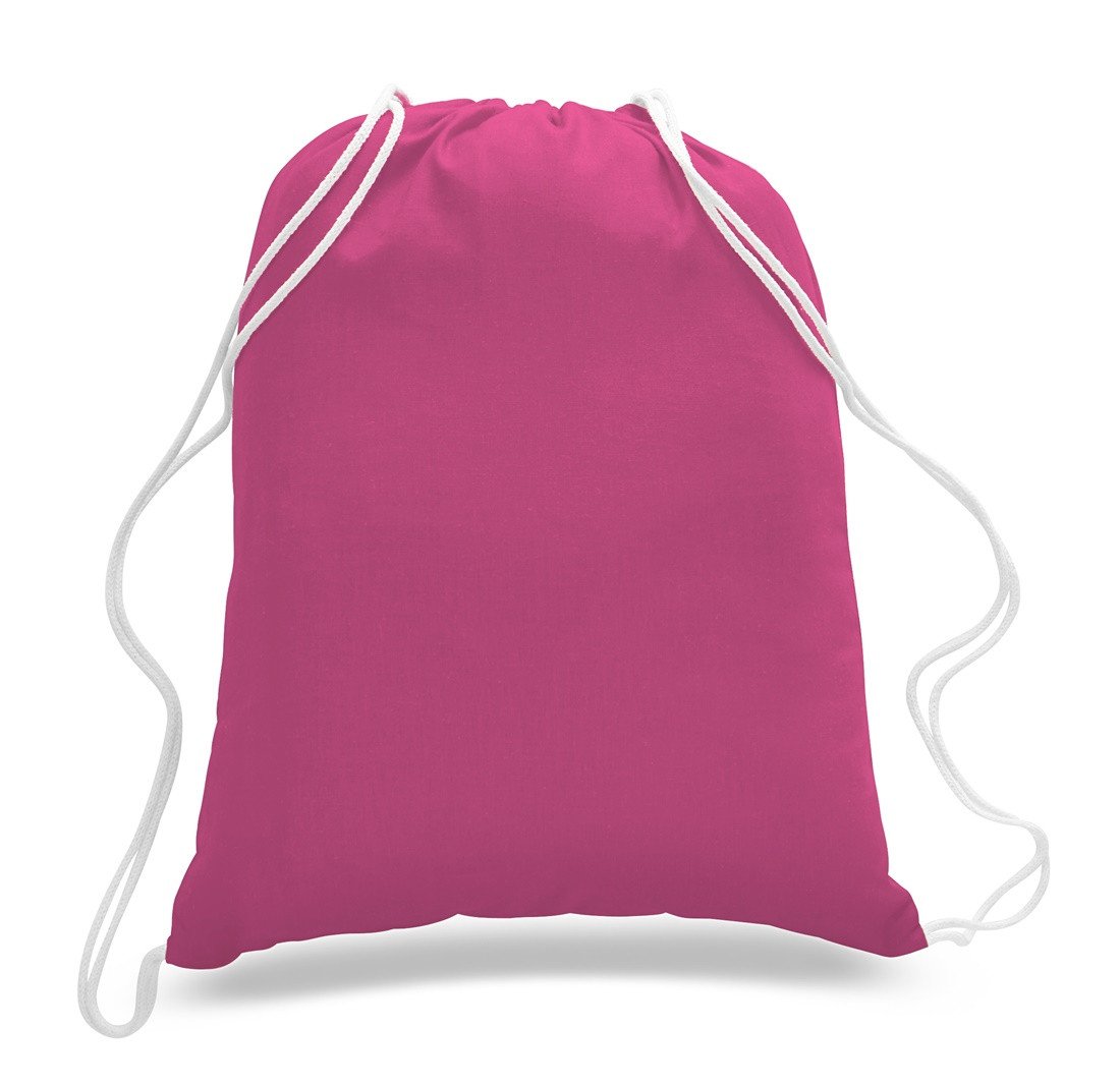 wholesale Sport Drawstring Bags Hot Pink