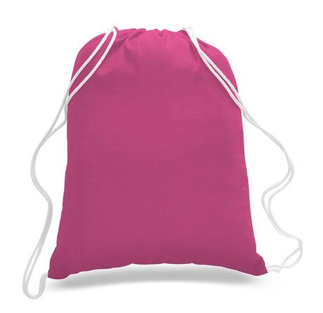 wholesale Sport Drawstring Bags Hot Pink
