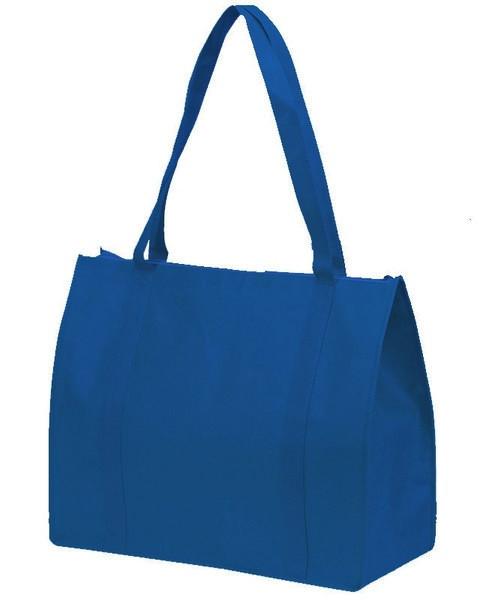 Economical zippered Non Woven Tote Bag Royal