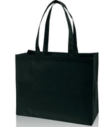 Large Black Color Non-Woven Polypropylene Shopping Tote Bags