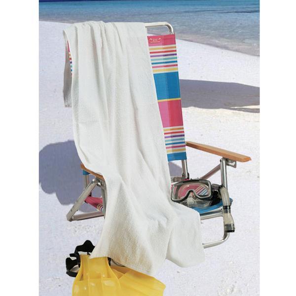 30 in x 60 in Affordable Velour Beach Bath Pool Towels - 6 Pack