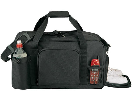 Poly Duffle Bag with Adjustable & Removable Shoulder Strap