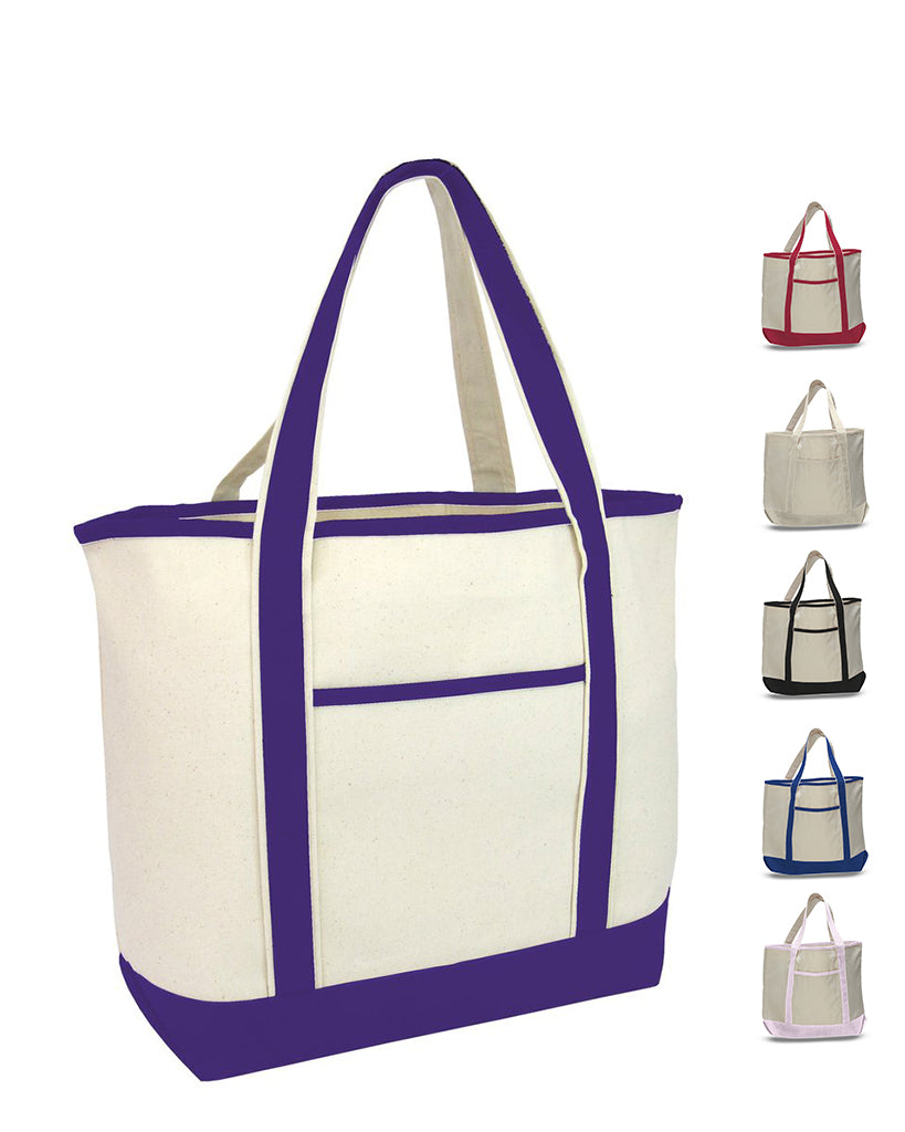Wholesale Heavy Canvas Tote Bag Deluxe