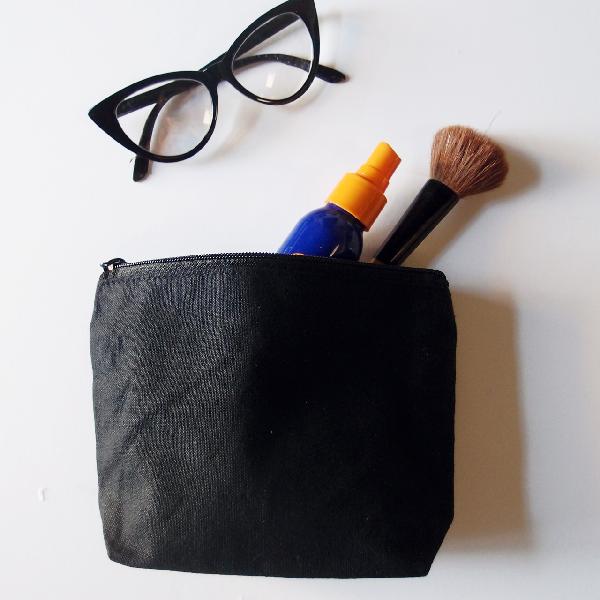 Large Size Recycled Flat Zipper Cosmetic Bag - RC692