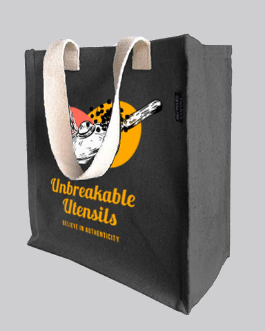 Custom Recycled Heavy Canvas Tote with Full Gusset - Recycled Tote Bags With Your Logo - RC830