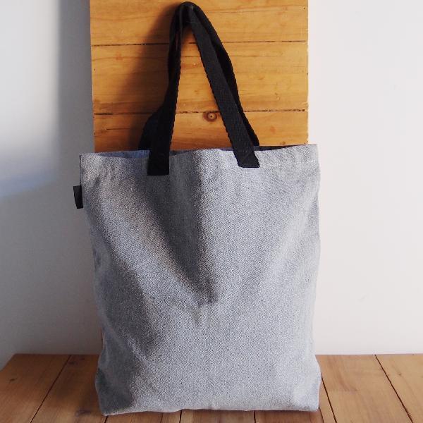 6 ct Recycled Canvas Tote Bag With Bottom Gusset - Pack of 6
