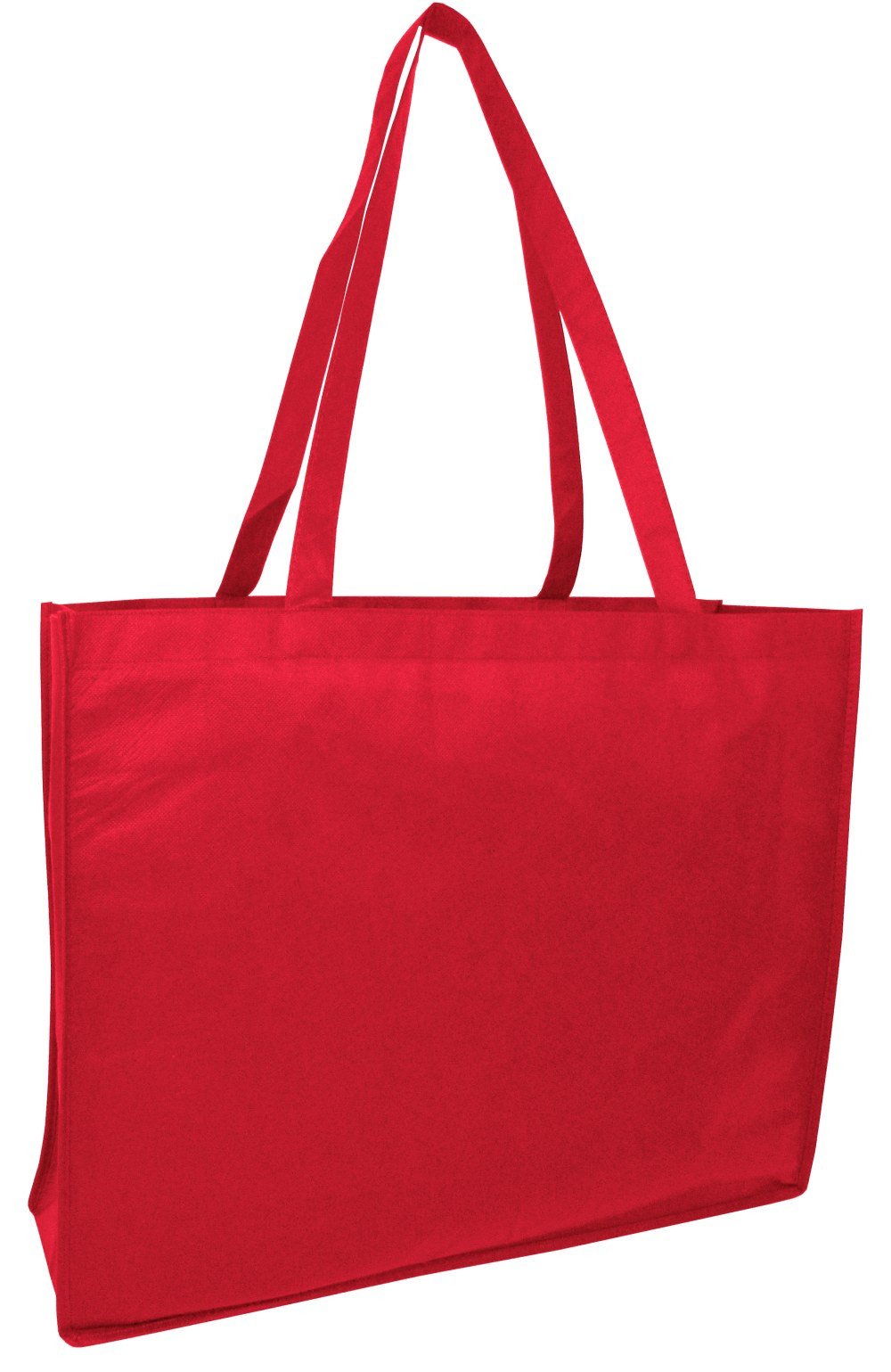 Large Promotional shopping Tote Bags red