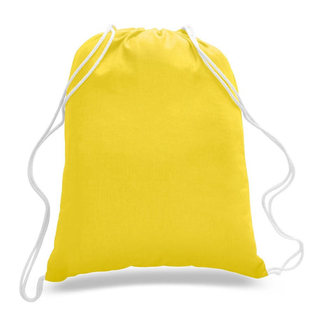 Yellow Cheap Drawstring Bags