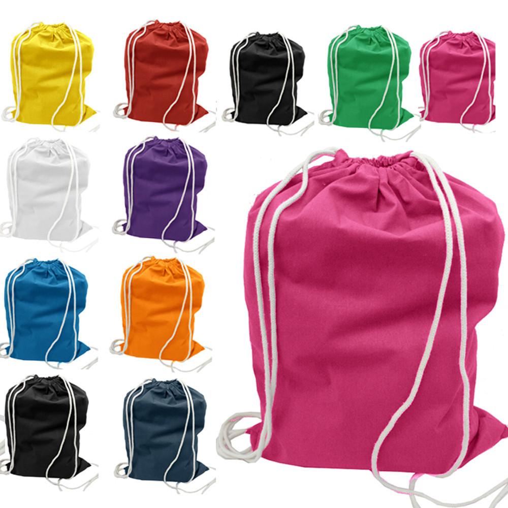 Economical Sport Cotton Drawstring Bag Cinch Packs BPK388 - Alternative Colors