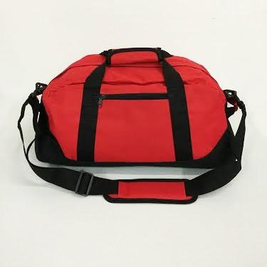 18 in Standard Size Two-Tone Duffel Bag with Hook and Loop Handle