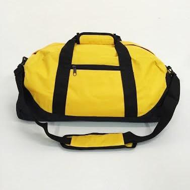 18 in Standard Size Two-Tone Duffel Bag with Hook and Loop Handle