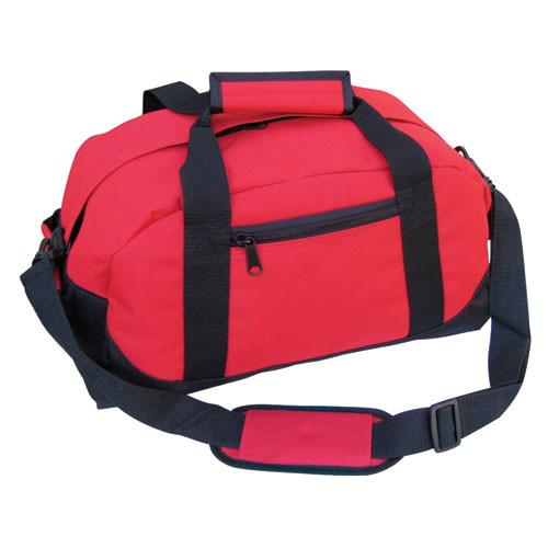 18 in Standard Size Two-Tone Duffel Bag with Hook and Loop Handle