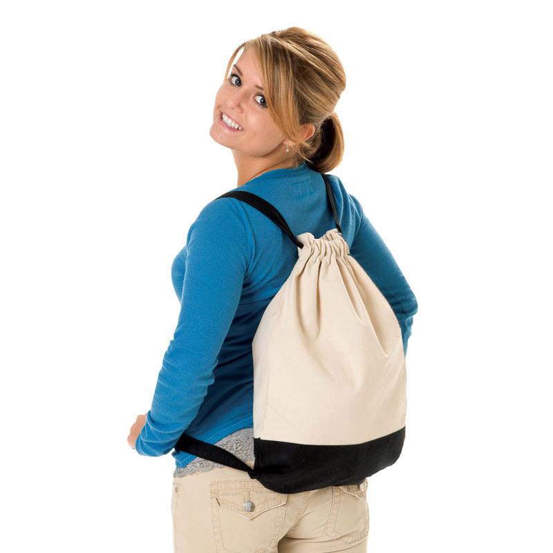 Canvas Sport Backpack, Cheap Drawstring Bag Wholesale