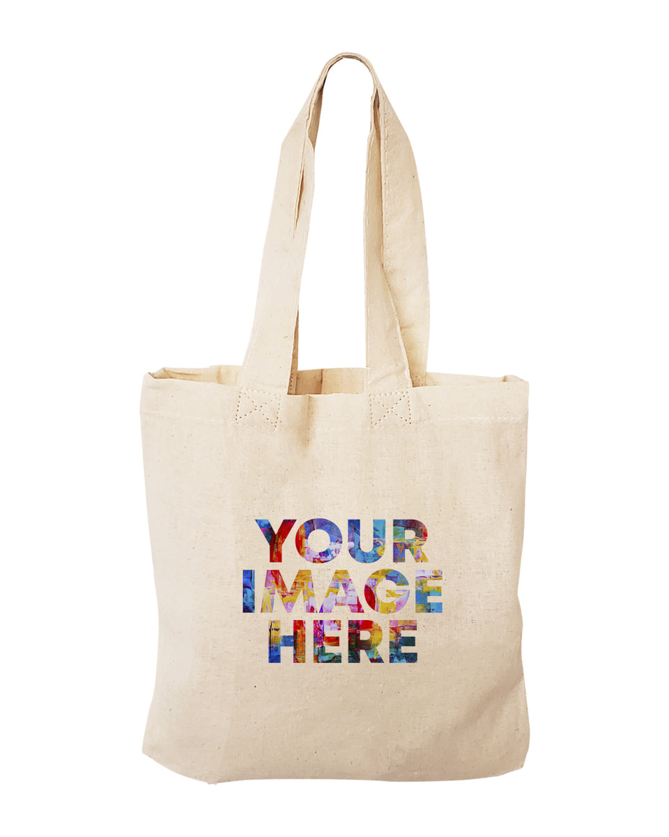 Digital Printed Tote Bags, Print Photo on Canvas Tote Bag, Photo