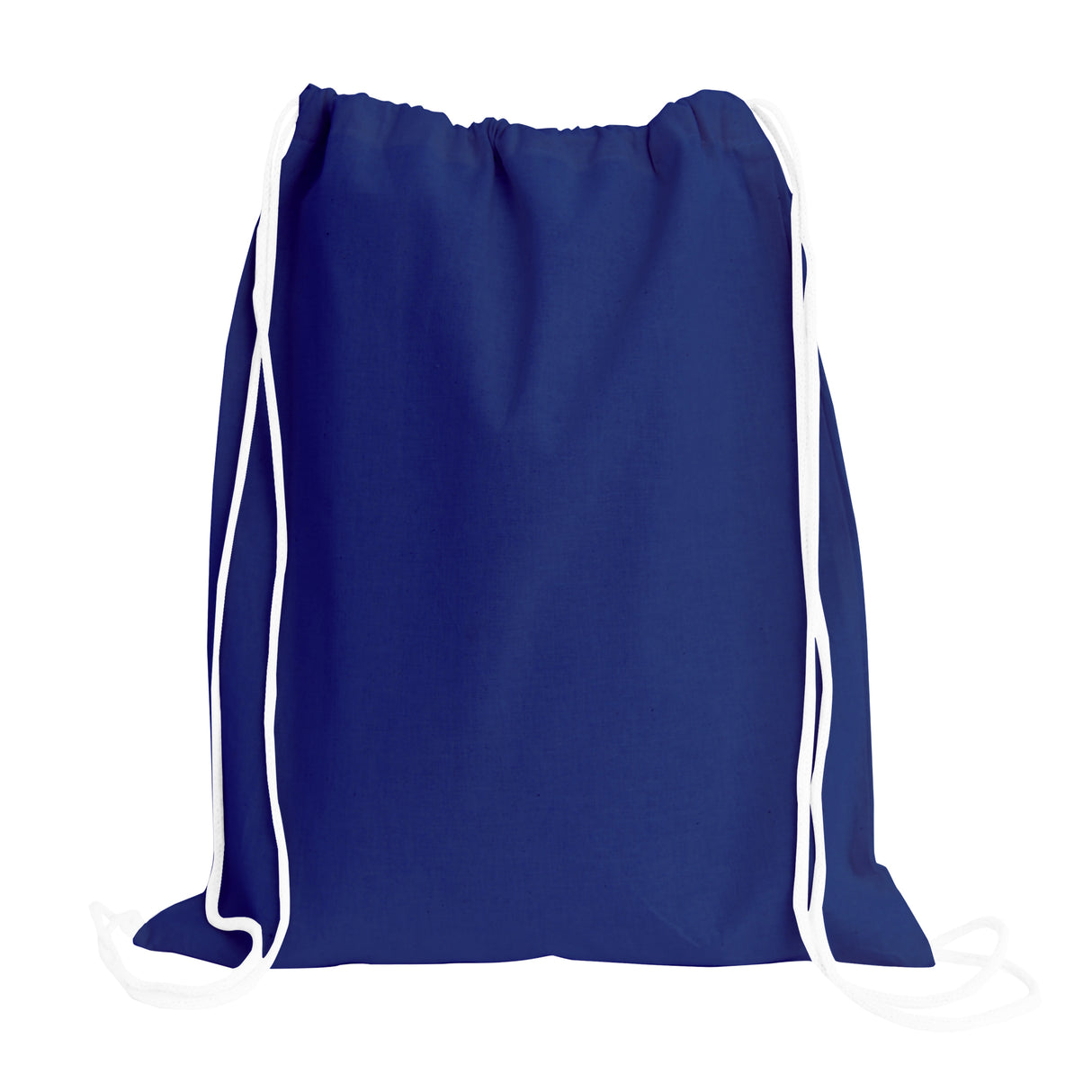Navy Sport Drawstring Bags reusable
