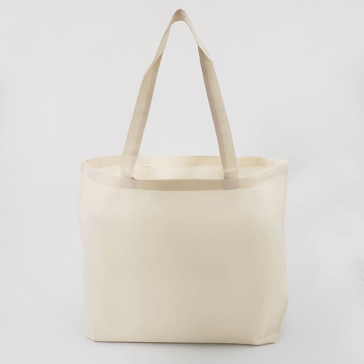 12 ct Large Cotton Basic Grocery Tote Bags - By Dozen