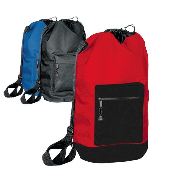 Long Drawstring Backpack with Adjustable Shoulder Strap. BPK279