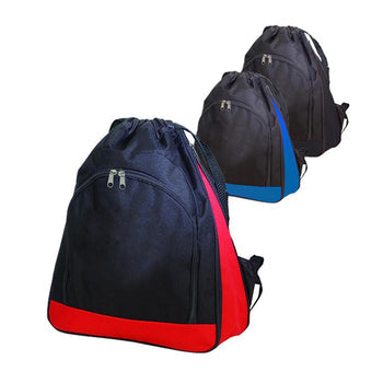 Deluxe Polyester Drawstring bag Backpack. BPK280