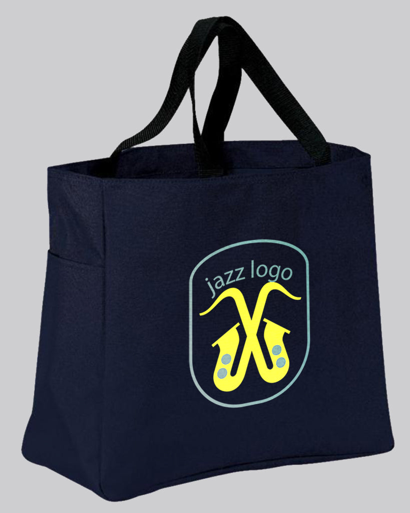Custom Polyester Improved Essential Tote Bags - Sublimation Tote Bags With Your Logo - B0750