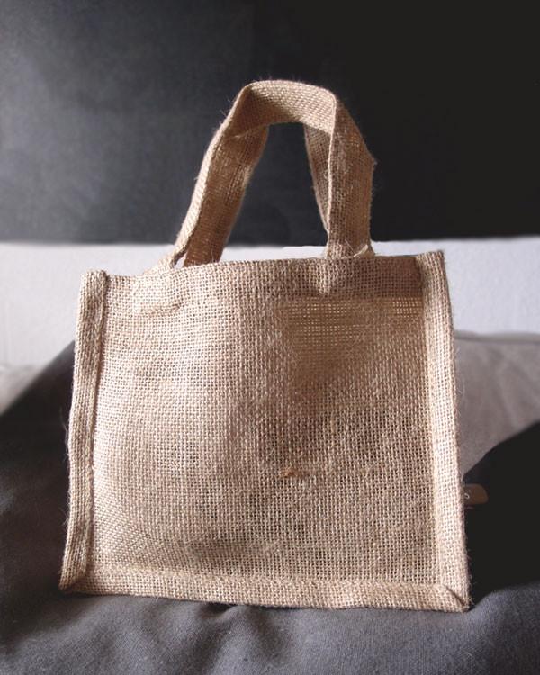 Small Burlap Party Favor Bags / Jute Gift Tote Bags TJ767