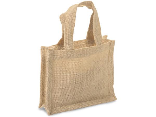 Small Burlap Party Favor Bags / Jute Gift Tote Bags TJ767