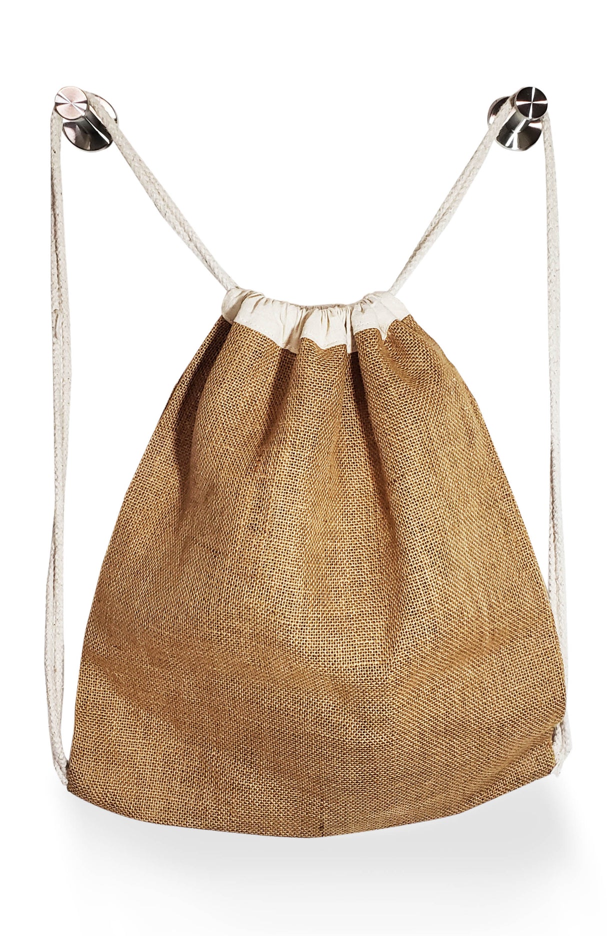 Natural Burlap Backpacks