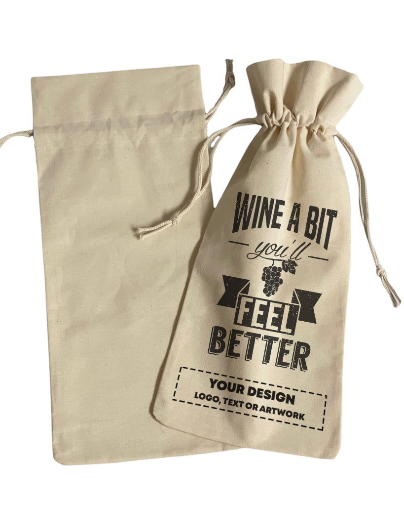 Wine a Bit You'll Feel Better Design - Winery Tote Bags