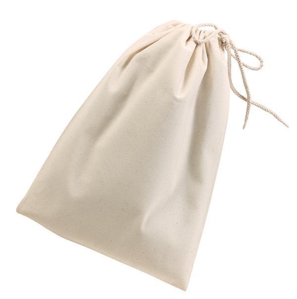 Promotional cotton canvas shoe bags santa sack drawstring closure gift bags