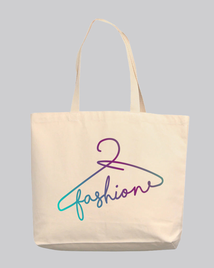 Med/Large Canvas Tote Bags Customized / Personalized Tote Bag with Long Handles - TG250