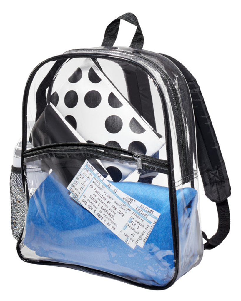 Adjustable Clear PVC Tote Bag