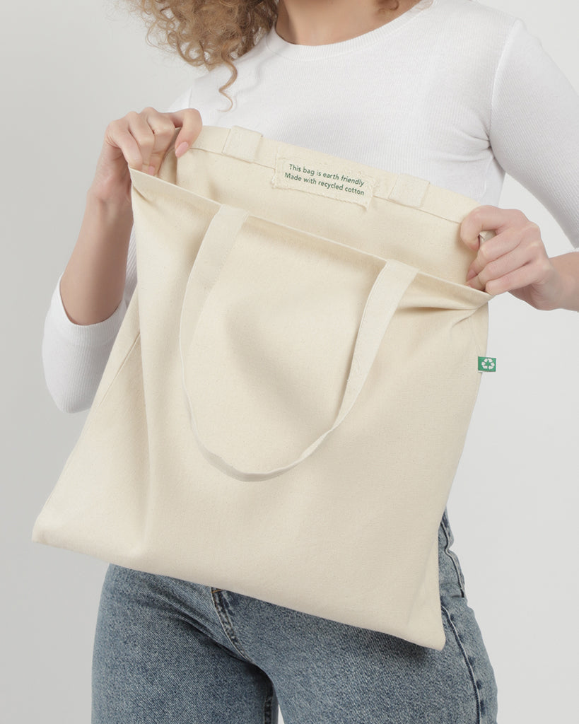 Recycled Tote Bags Basic Canvas