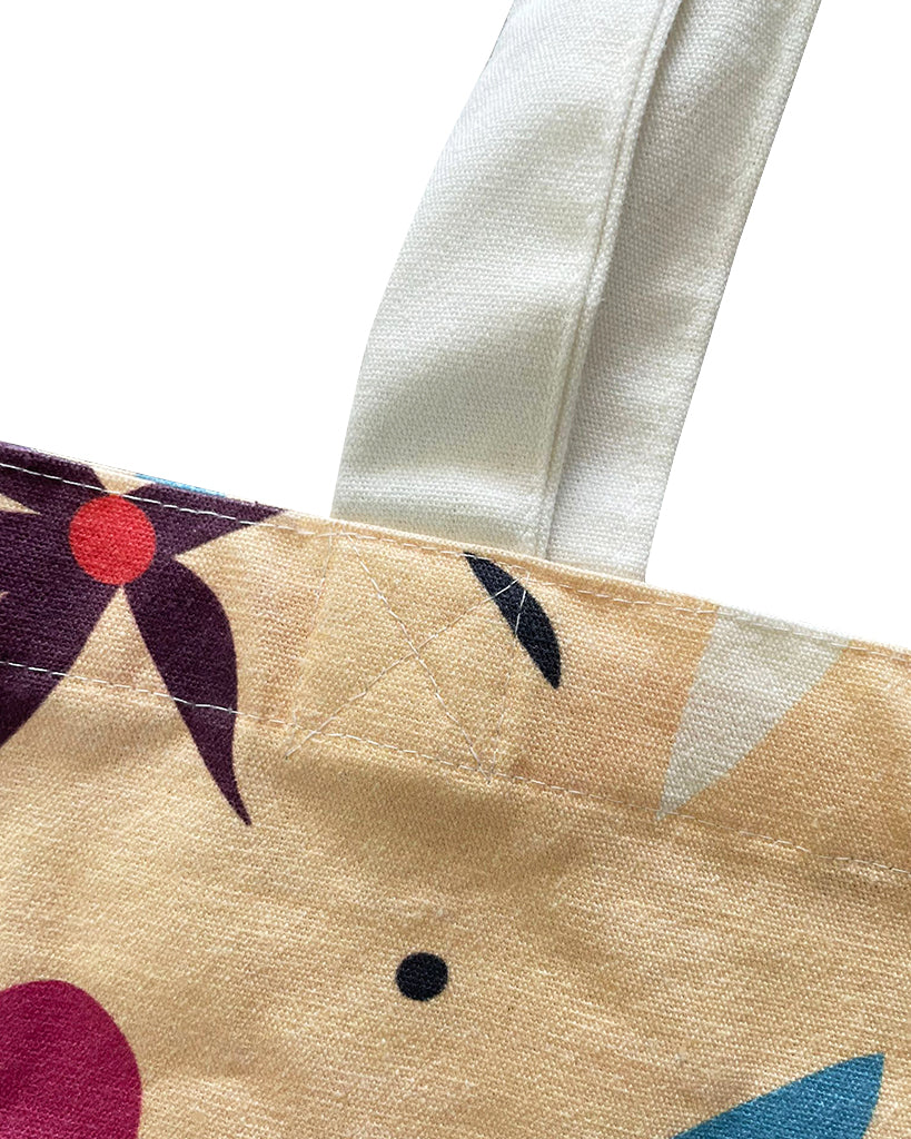 All Over Print Gusseted Shopping Tote Bag - Med/Large