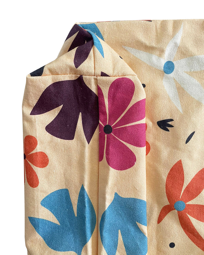 All Over Print Gusseted Grocery Tote Bag - Large