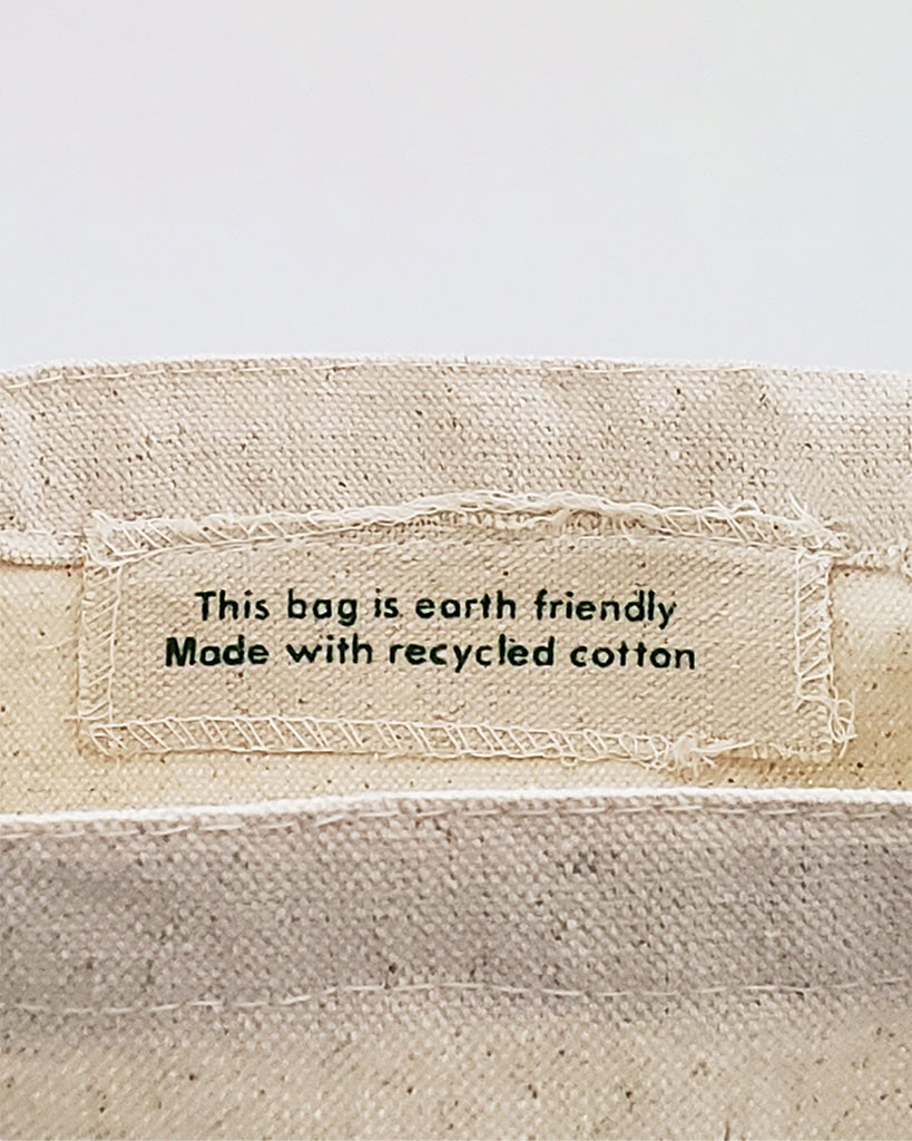 Washed Relaxed Recycled Canvas Grocery Bag – Large