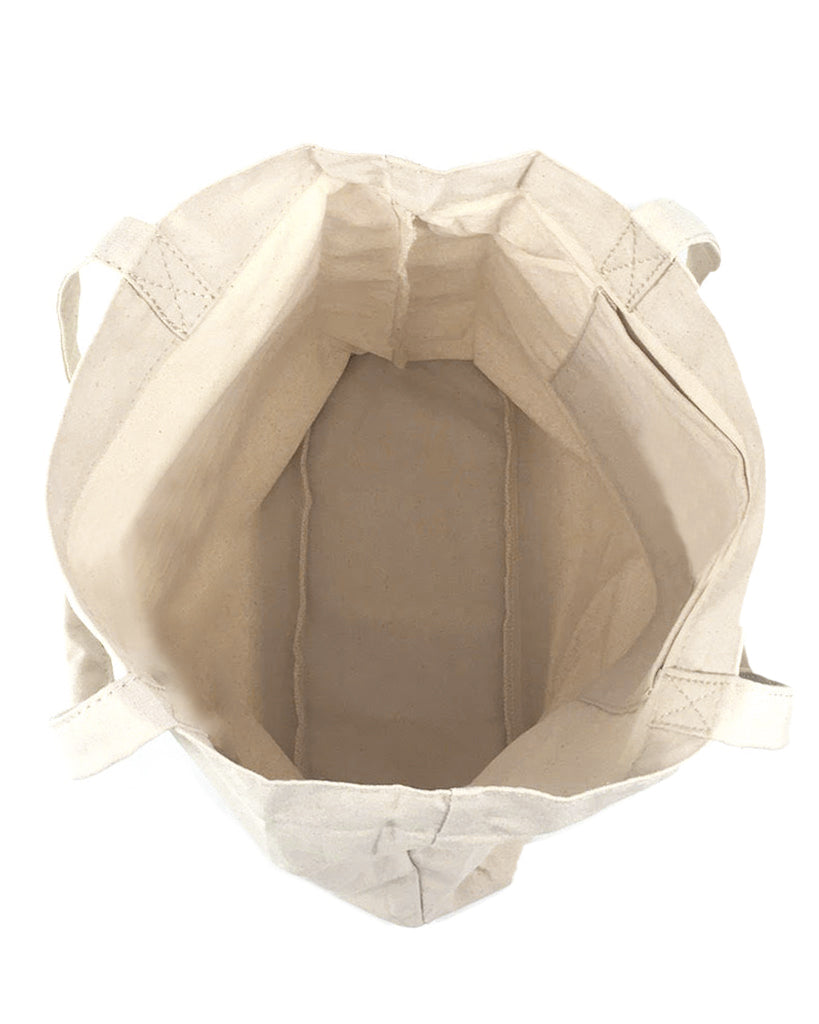 Washed Relaxed Recycled Canvas Grocery Bag – Large