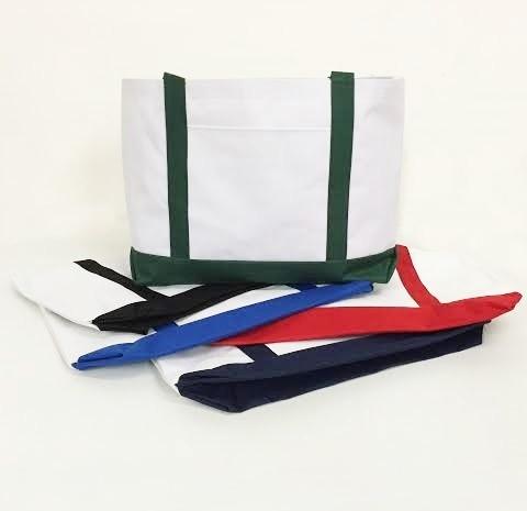 Grocery Shopping Tote Bag With Large Outside Pocket