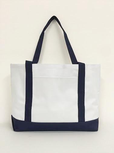 Grocery Shopping Tote Bag With Large Outside Pocket