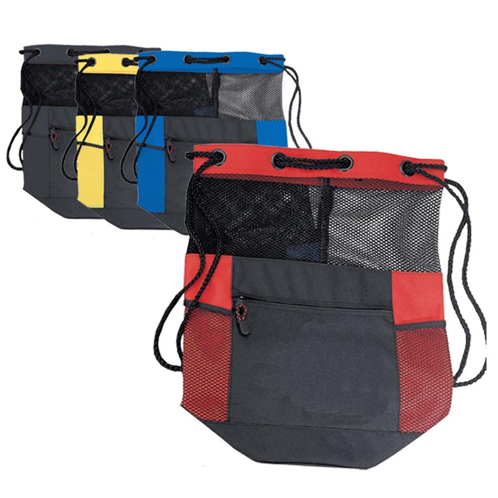 Expanded Polyester Mesh Bag / Drawstring Backpack. BPK299