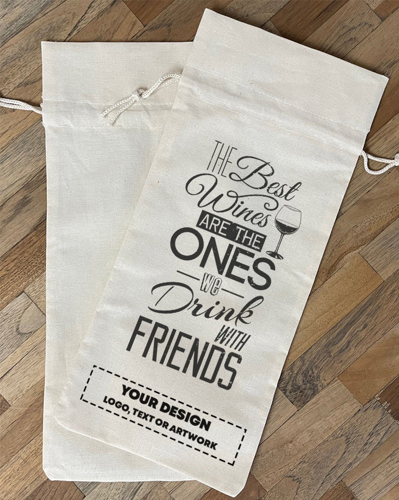 The Best Wines Are The Ones We Drink With Friends - Winery Tote Bags