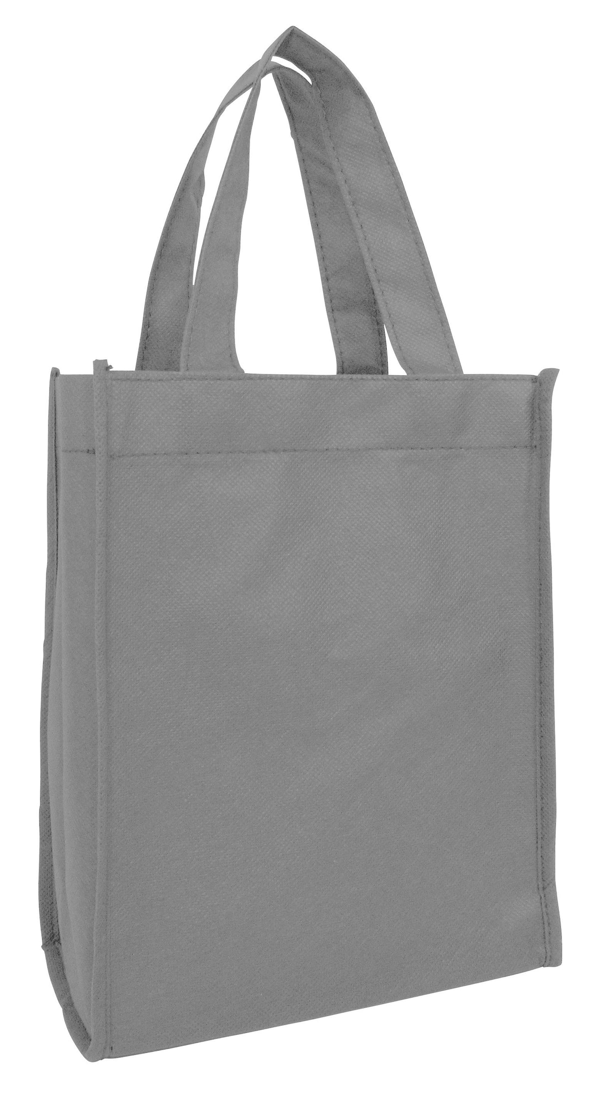 50 ct Non-Woven 8 in Gift Tote Bag / Economy Book Bag - Pack of 50