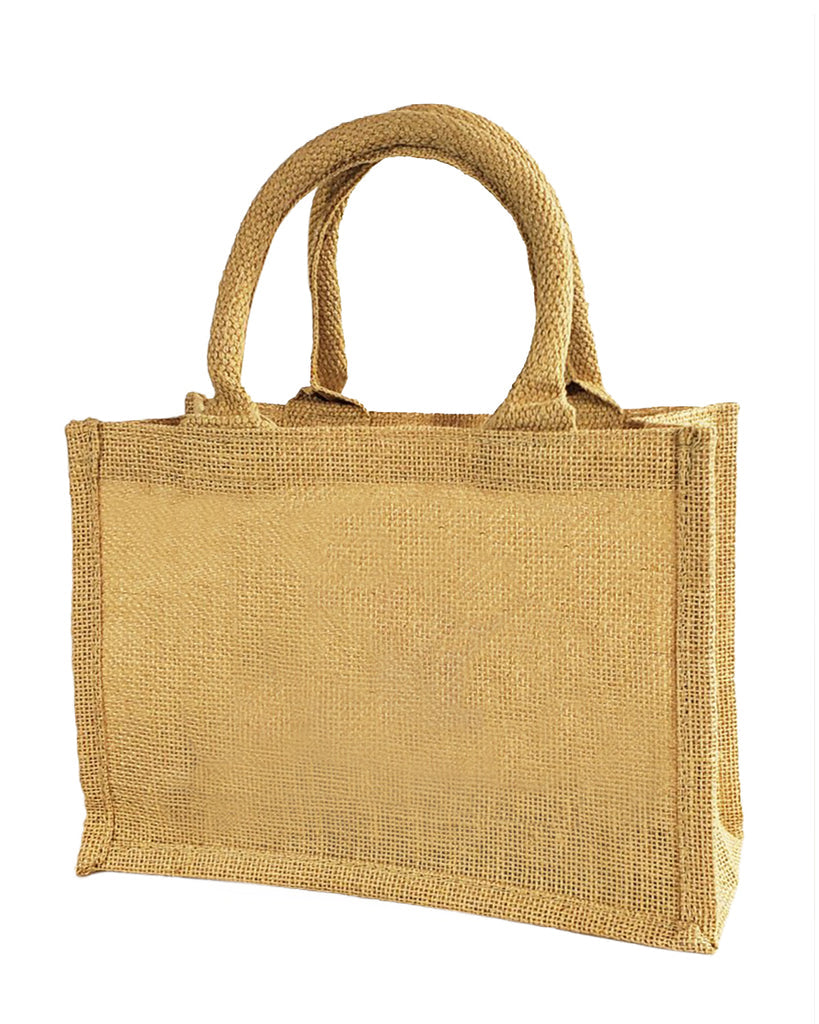 Rustic Wedding Favor Burlap Bags / Promotional Jute Totes TJ907