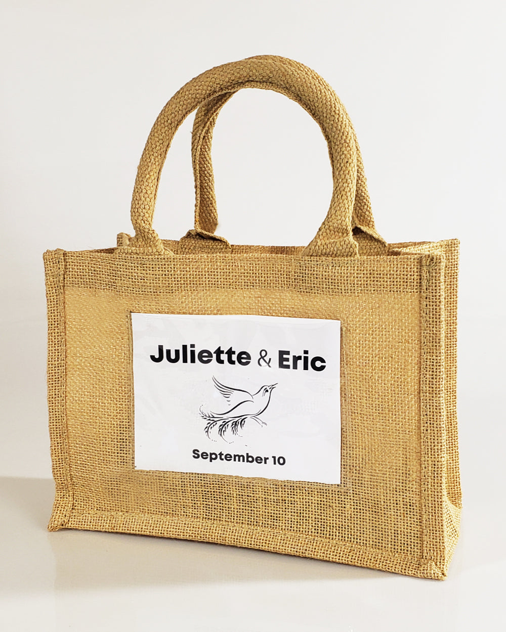mini jute tote bags vintage burlap bags