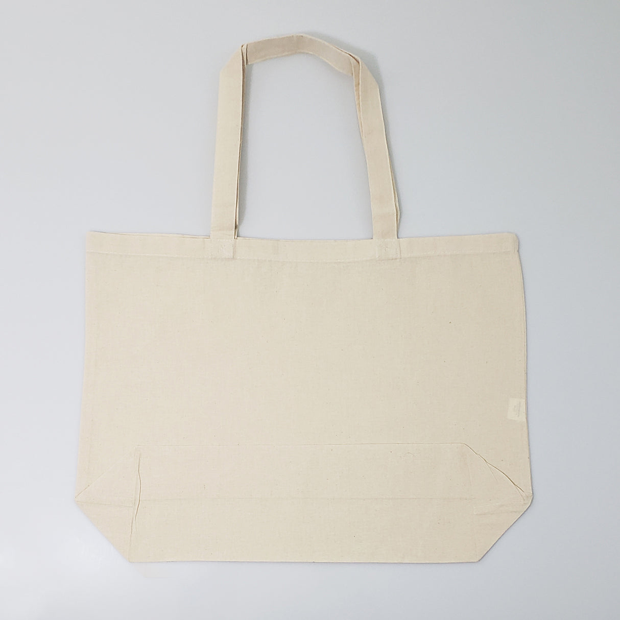 12 ct Large Cotton Basic Grocery Tote Bags - By Dozen