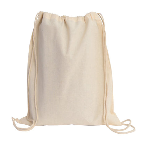 Set of 24 - Cotton Drawstring Bag / Cinch Packs- Blank BPK388