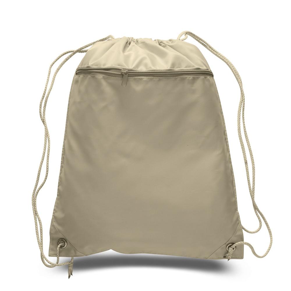 Natural Color Sport Drawstring Bags
