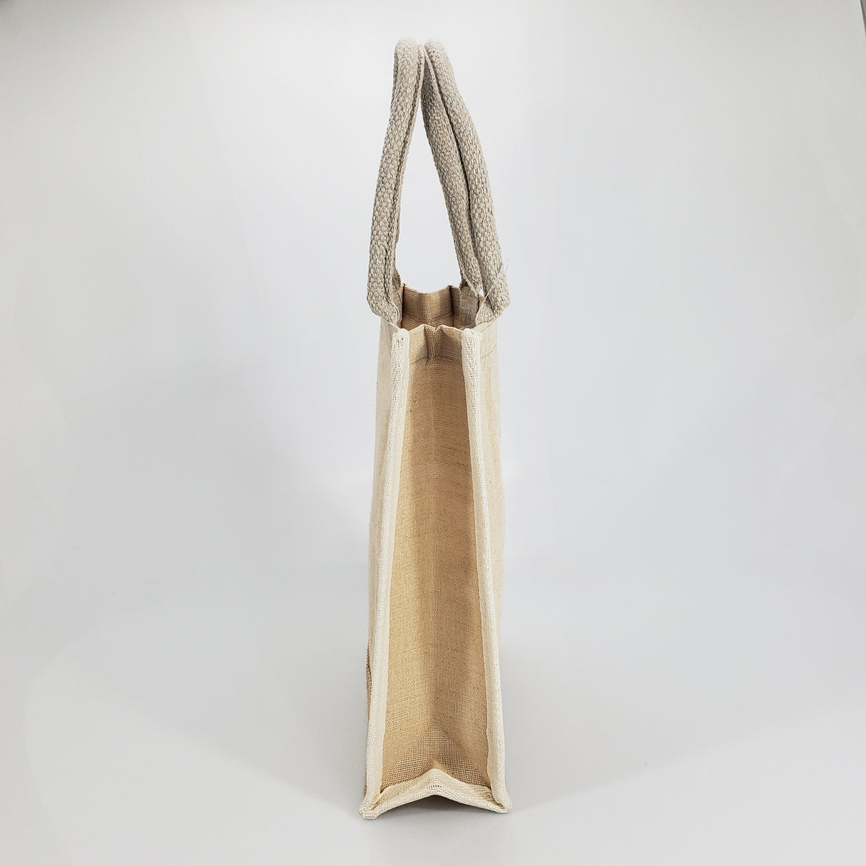 Natural Jute Blend Fabric Totebag